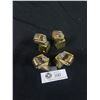 Image 2 : Set of 4 Heavy Quality Brass Castors