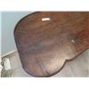 Image 3 : Curved Wooden Side Table  33" x 16" x 27"H