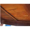 Image 10 : Vintage Wooden Dining Table w/ Cabriole Legs, Pull Out Extension & Drawer 78"x32"x30"H