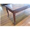 Image 7 : Vintage Wooden Dining Table w/ Cabriole Legs, Pull Out Extension & Drawer 78"x32"x30"H