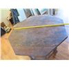 Image 16 : Antique Wooden Octagonal Table w/ Carved Accents 49" x 49" x 30"