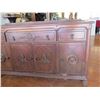 Image 2 : Wooden Sideboard w/ 3-Drawers & 4-Door Cabinet w/ Metal Embellishment 62" x 19" x 37"H