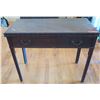 Image 1 : Vintage Wooden Desk w/ 2 Drawers & Carved Details 36" x 17" x 29"H (damaged)