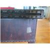 Image 6 : Vintage Wooden Desk w/ 2 Drawers & Carved Details 36" x 17" x 29"H (damaged)