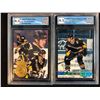 Image 1 : GCG HIGH GRADE CARD LOT MARIO LEMIEUX