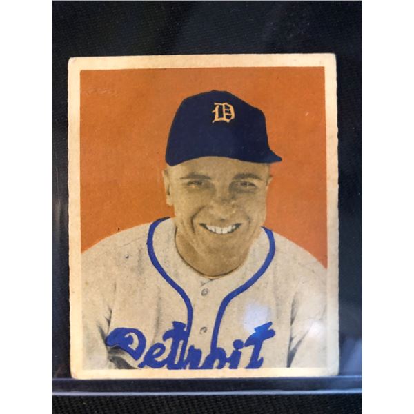 1949 BOWMAN BASEBALL NO.75 EDDIE MAYO