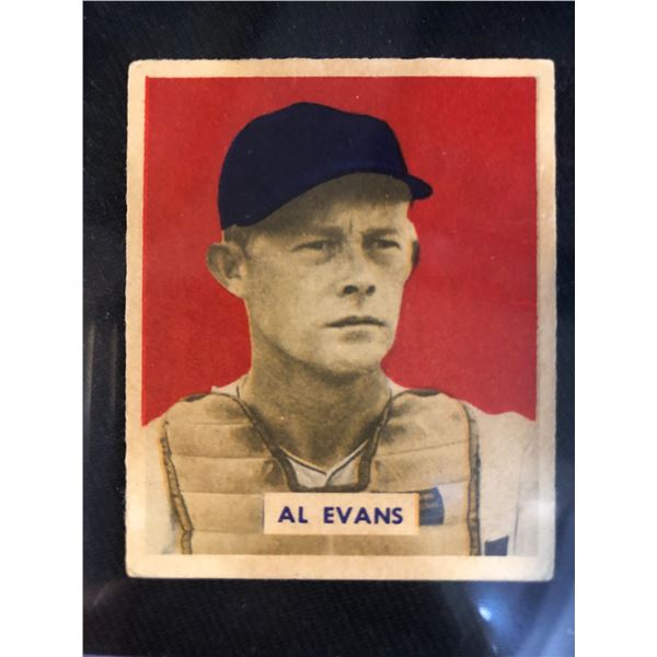 1949 BOWMAN BASEBALL NO.132 AL EVANS