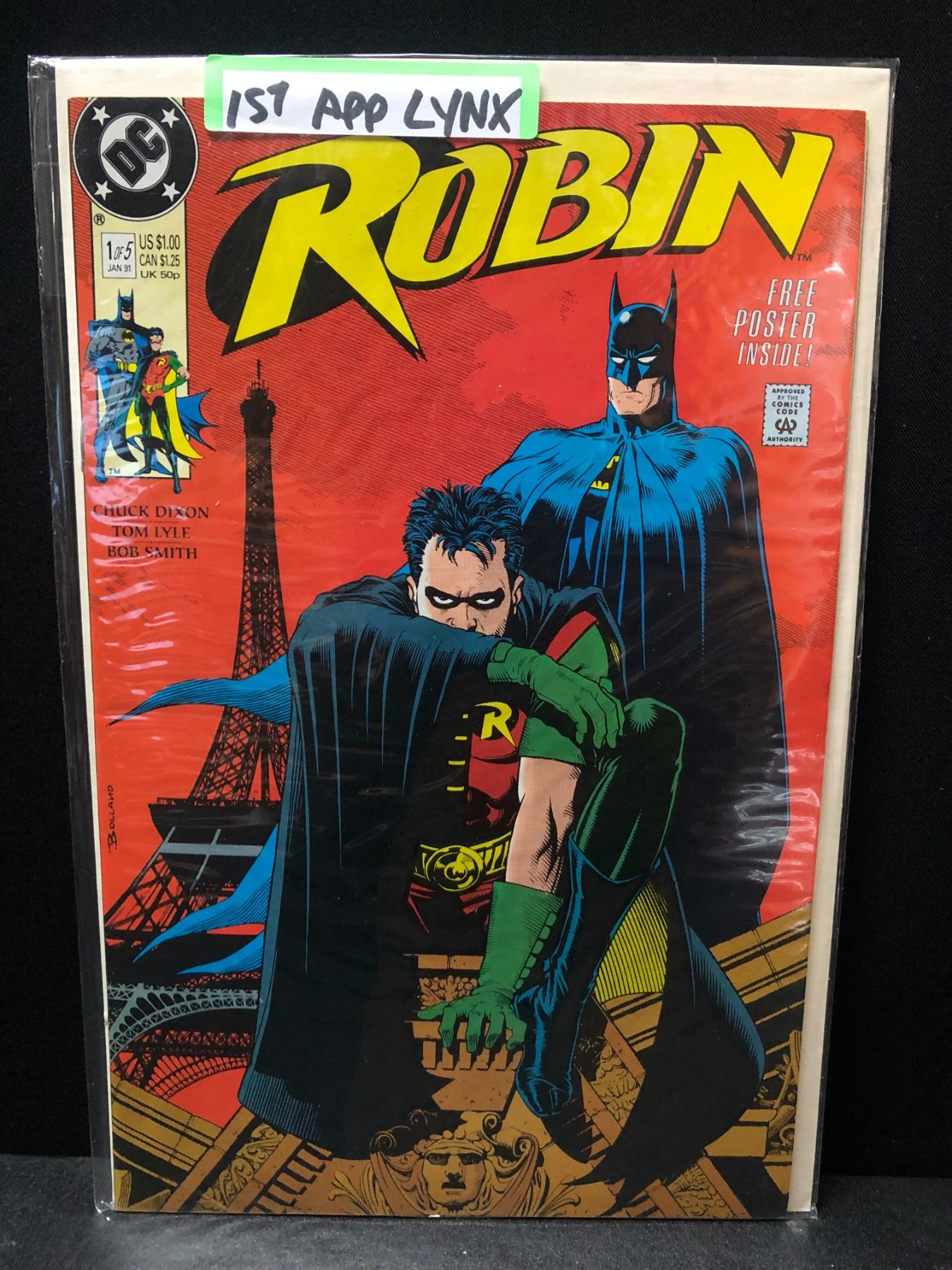 Robin Dc Comics First Issue DC COMICS ROBIN NO.1 (1ST APPEARANCE LYNX)