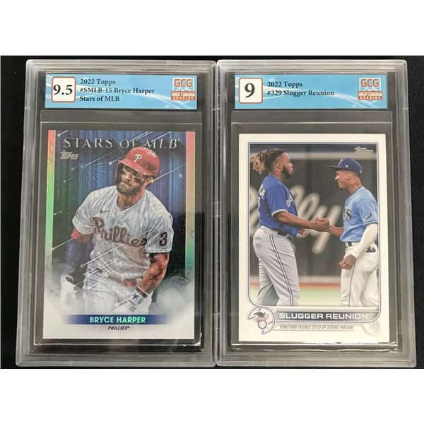 GCG HIGH GRADE BASEBALL CARD LOT