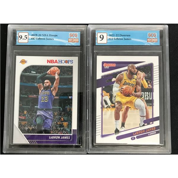 HIGH GRADE LEBRON JAMES BASKETBALL CARD LOT