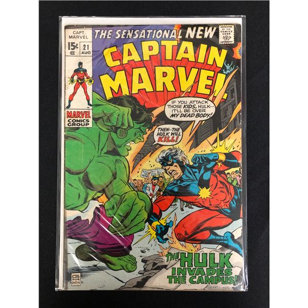 MARVEL COMICS CAPTAIN MARVEL NO.21