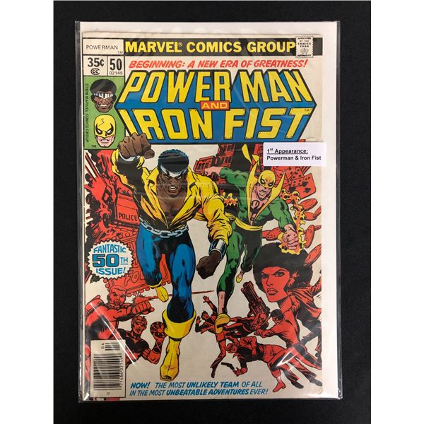 MARVEL COMICS POWER MAN AND IRON FIST NO.50 (1ST APPEARANCE IRON AMN AND IRON FIST