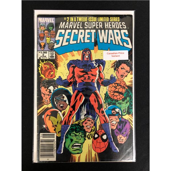 MARVEL COMICS SECRET WARS NO.2 (CANADIAN PICE VARIANT)