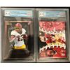 Image 1 : NFL HIGH GRADE ROOKIE CARD LOT (GCG 9.5)