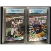 Image 1 : NFL HIGH GRADE ROOKIE CARD LOT (GCG 9.5)