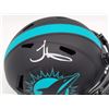 Image 2 : TYREEK HILL SIGNED MIAMI DOLPHINS MINI HELMET (BECKETT COA)