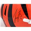 Image 2 : JOE BURROW SIGNED CINCINATTI BENGALS FULL SIZE HELMET (FANATICS COA)