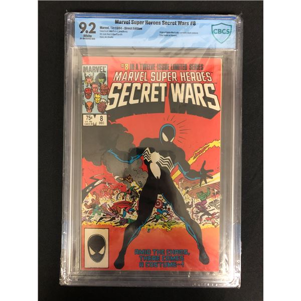 MARVEL COMICS SECRET WARS NO.8 (FIRST BLACK COSTUME SPIDER-MAN (CBCS 9.2)