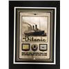 Image 1 : RMS TITANIC AUTHENTIC PIECE OF COAL (THE ZONE COA)