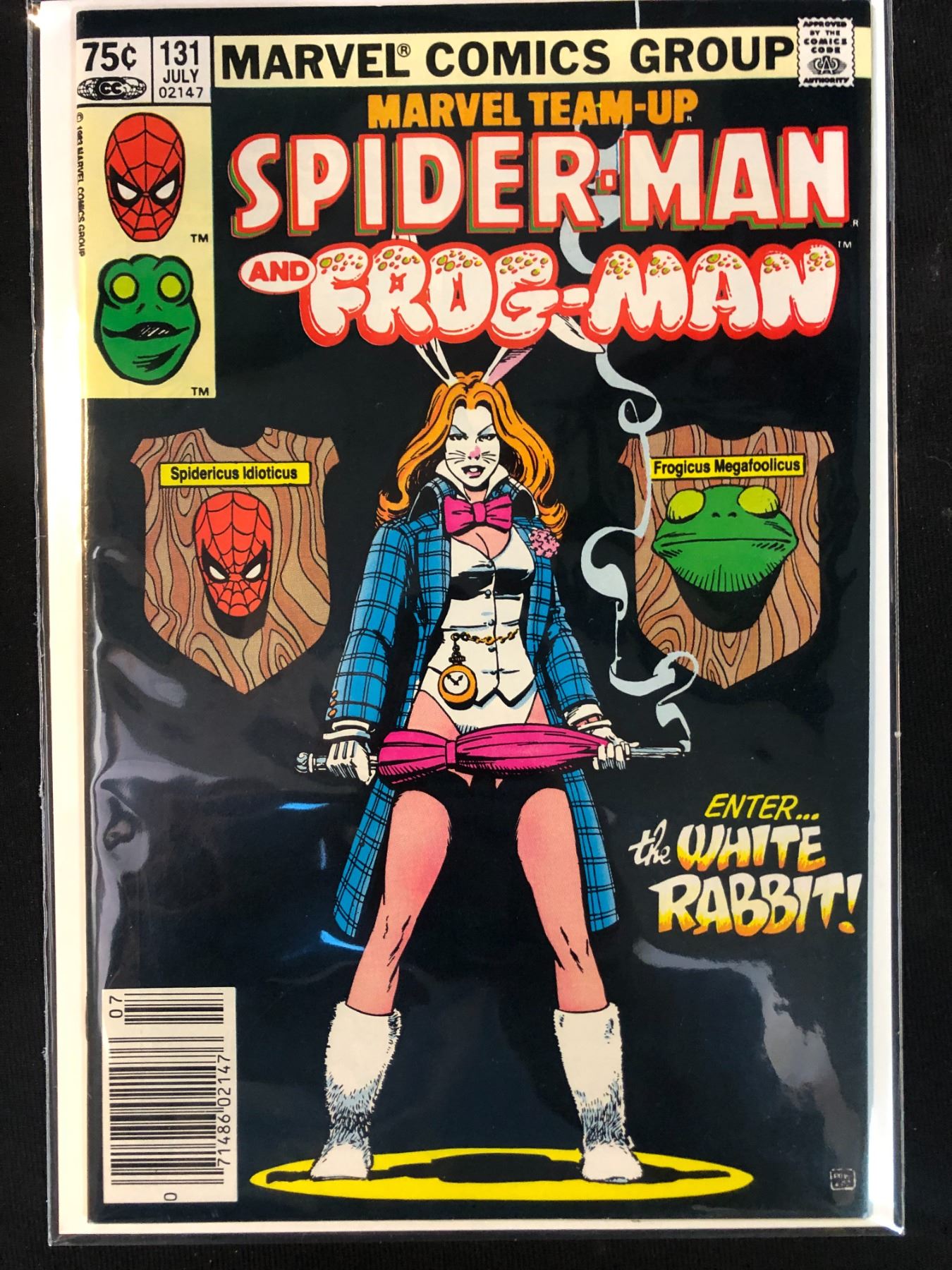 White Rabbit Pictures Comics MARVEL COMICS MARVEL TEAM UP NO.131 (FIRST APPEARANCE WHITE RABBIT)