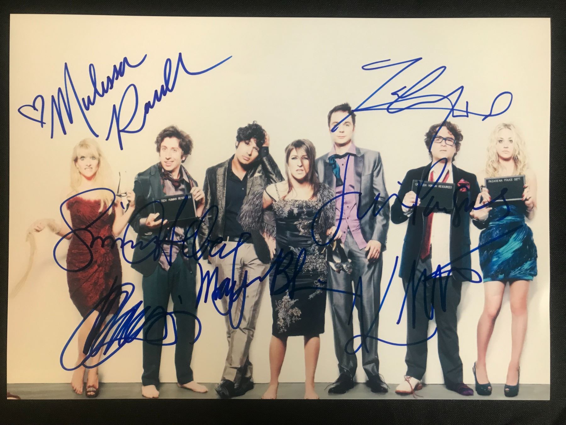 thumbnail image 2 of Big Bang Theory Cast 8x10 Photo – Autograph REPRINT (Reproduction, Signed, Made In USA) 2 of 5