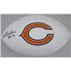 Image 1 : Dick Butkus Autographed Chicago Bears White Logo Football "HOF 79" (Beckett)