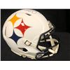 Image 1 : JU JU SMITH SCHUSTER SIGNED PRO ON FIELD STEELERS HELMET (TOTAL SPORTS COA)