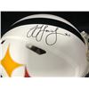 Image 2 : JU JU SMITH SCHUSTER SIGNED PRO ON FIELD STEELERS HELMET (TOTAL SPORTS COA)