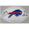 Image 1 : Buffalo Bills Football With 3 Signatures w/ Jim Kelly, Thurman Thomas & Andre Reed (JSA Witnessed)