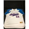 Image 1 : HANK AARON ATLANTA BRAVES MITCHELL AND NESS JERSEY NEW