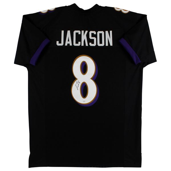 LAMAR JACKSON SIGNED JERSEY (JSA HOLO)