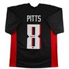 Image 1 : Kyle Pitts Authentic Signed Black Pro Style Jersey Autographed (BAS Witnessed)