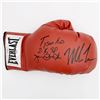 Image 1 : Mike Tyson/James "Buster" Douglas Autographed Boxing Glove w/Inscription (Frozen Pond)