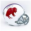 Image 1 : Josh Allen/Jim Kelly Autographed Buffalo Bills Helmet (Frozen Pond)