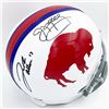 Image 2 : Josh Allen/Jim Kelly Autographed Buffalo Bills Helmet (Frozen Pond)