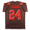 Image 1 : NICK CHUBB SIGNED CLEVELAND BROWNS JERSEY (BECKETT COA)