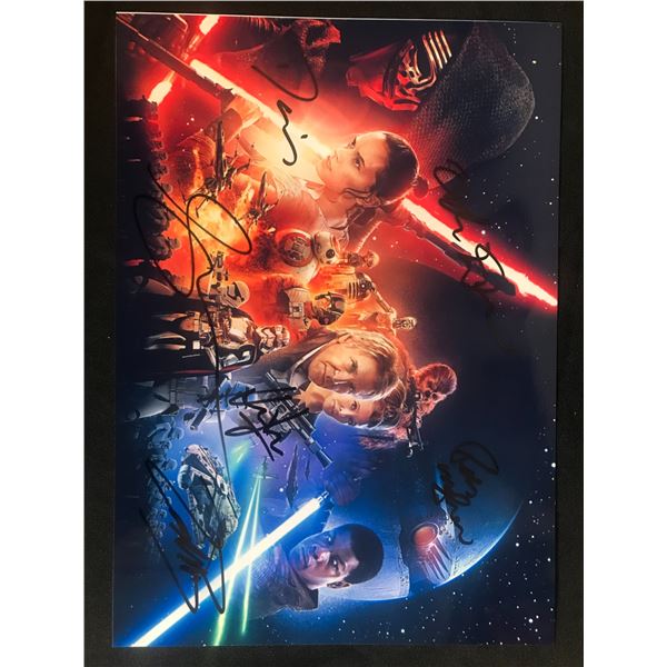 STAR WARS CAST SIGNED 8 X 10 (RA COA)