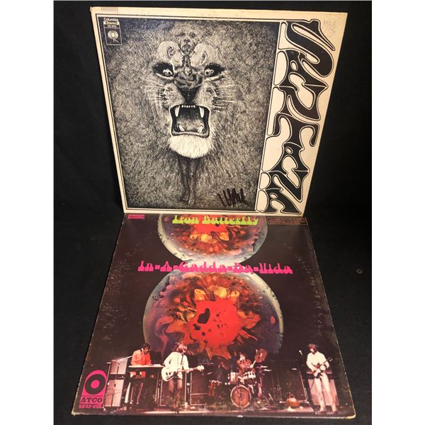 SANTANA/ IRON BUTTERFLY VINYL RECORD LOT