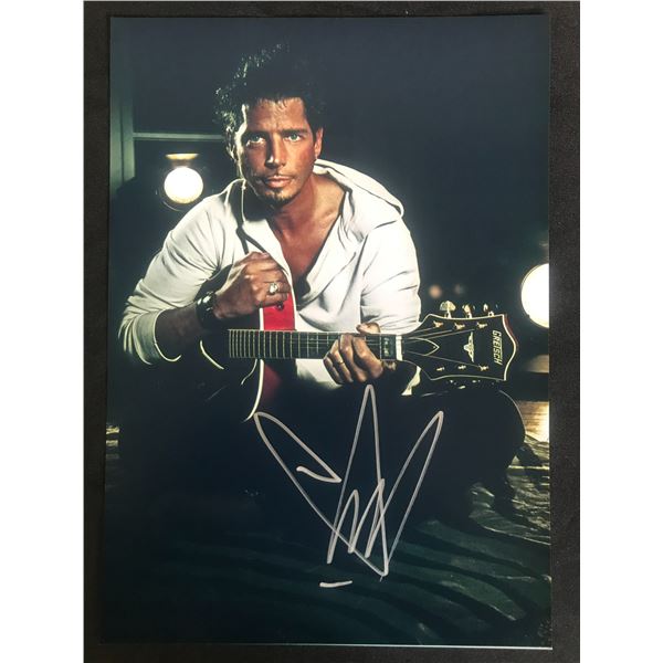 CHRIS CORNELL SIGNED 8X10 PHOTO (RA COA)