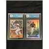 Image 1 : GRADED MLB STAR CARD LOT (GCG 9)