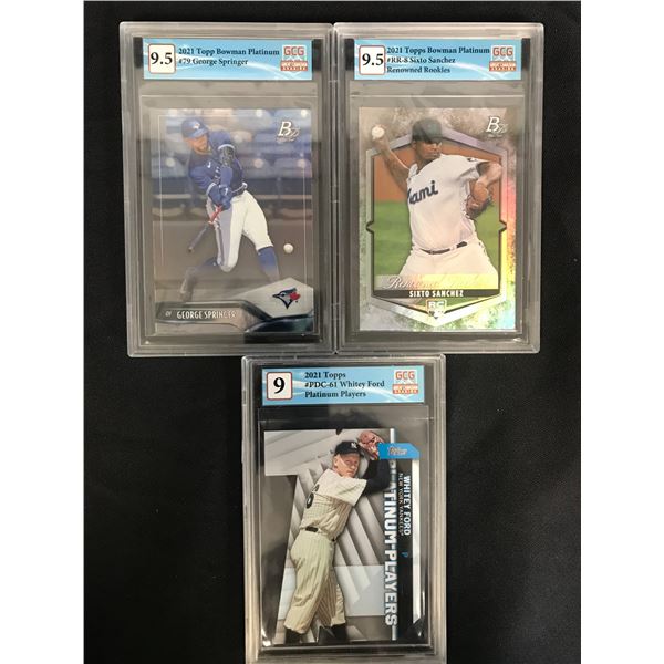 GCG GRADED BASEBALL CARD LOT