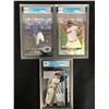 Image 1 : GCG GRADED BASEBALL CARD LOT