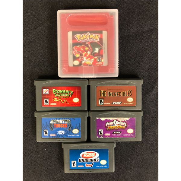 GAME BOY ADVANCE VIDEO GAME LOT