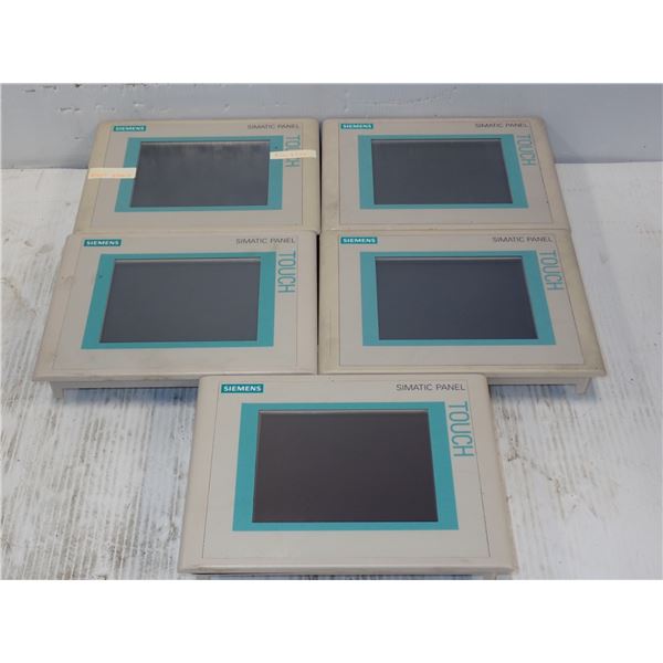 (5) Siemens # 1P 6AV6 642-0BA01-1AX1 Screens