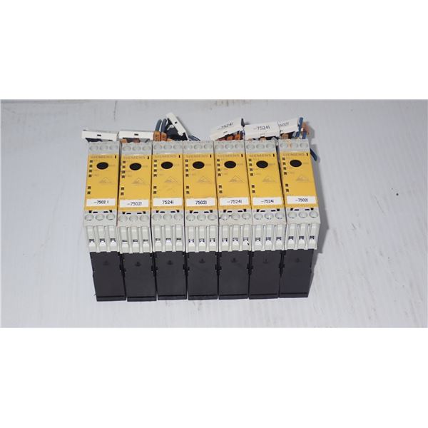 Lot of (7) Siemens #3RK1205-0BE00-0AA2 Modules