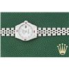 Image 7 : Rolex Ladies Stainless Steel Silver Diamond & Ruby Datejust Wristwatch