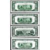 Image 2 : Lot of (4) 1934/A/B/C $20 Federal Reserve Notes