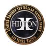 Image 1 : .999 Silver Las Vegas Hilton Nevada $10 Casino Limited Edition Gaming Token