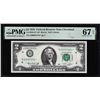 Image 1 : 1976 $2 Federal Reserve STAR Note Fr.1935-D* Cleveland PMG Superb Gem Unc. 67EPQ