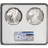 Image 2 : 1986-S & 2021-S First Year of Issue Proof Silver Eagle Set NGC PF69 Ultra Cameo